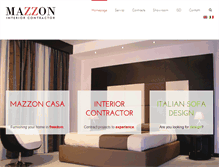 Tablet Screenshot of mazzon.it